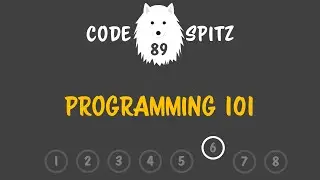 코드스피츠89 - Programming 101 6회차
