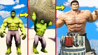Upgrading HULK To GOD HULK In GTA 5! || DREAM SQUAD OP