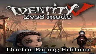 GEISHA IS CUTELY SCARY! 2v8 mode IDENTITY V GAMEPLAY
