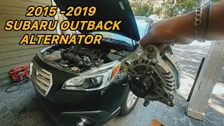2015 - 2019 Subaru Outback 2.5L Alternator Replacement EASY ✅