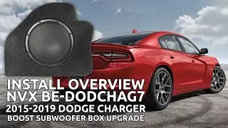 Adding a Subwoofer to a 2015-2019 Dodge Charger - Install Overview for NVX BOOST Sub Box