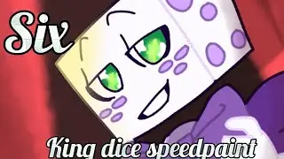 Now a 6 is a dice worthy of a king title! (King dice speedpaint)