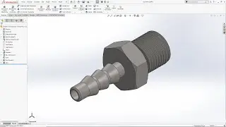 SolidWorks Örnek Çizim #91 (3D solid model example)