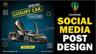 Creative Social Media Post Design 2024 | CorelDraw Tutorial