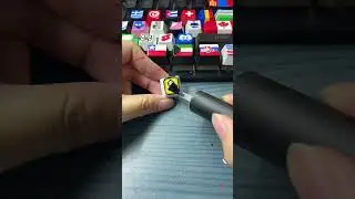 Drawing Mario exclamation Block on the keyboard #shorts #diy #art #keyboard #tiktok #trending #fyp