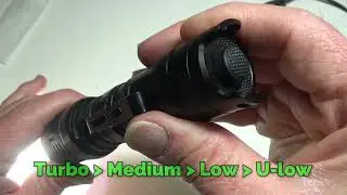 Nitecore P23i. 3000 lumen long-range tactical flashlight