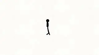 Stickman walking (for fun)