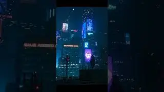 Blender sci-fi cyberpunk city
