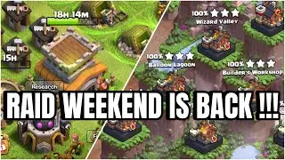 Elixir farming + RAID WEEKEND ATTACKS! (ep.11)
