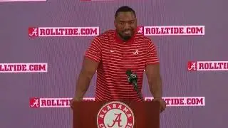 Alabama Football Spring Practice Press Conference: Justin Eboigbe