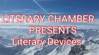 Literary Devices used in the lesson 