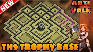 NEW TH9 TROPHY BASE 2017- Anti valkyrie base | subhra