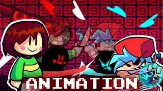 Chara vs BF Knife Fight (Friday Night Funkin' Animation)