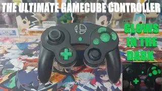 THW ULTIMATE GAMECUBE CONTROLLER (GLOWS IN THE DARK)