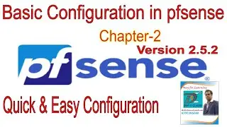 Basic Configuration in pfsense Firewall | pfsense 2.5.2 configuration | pfsense firewall on RAID1