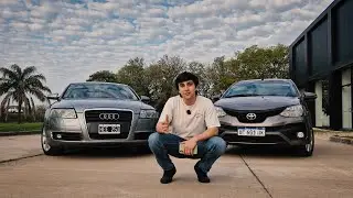Cheap new car or premium used car? Toyota Etios vs. Audi A6