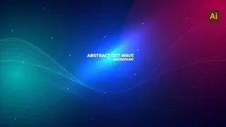 CÓMO hacer un DOT WAVE BACKGROUND - ILLUSTRATOR - TUTORIAL - RÁPIDO Y FÁCIL💯