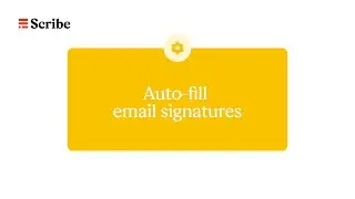 Auto-fill email signatures