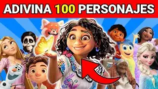 ¡Adivina 100 PERSONAJES de Disney en 3 SEGUNDOS!