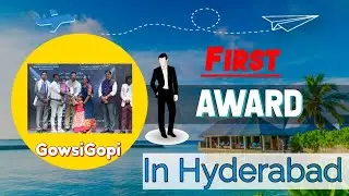 Our First Award  in Hyderabad  | GowsiGopi | Tamil couples💞💝💕