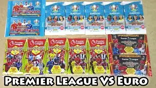 Panini Adrenalyn XL Premier League 2019/20 VS Euro 2020 Opening | 10 Packs & 4 Premium Packs