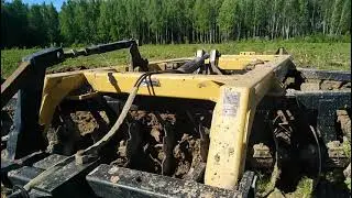 Вытаскиваем тяжёлую борону, Джон Дир 9430