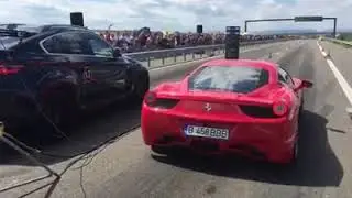 Bmw X6M Hamann vs Ferarri 458 Italia