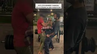 GYM ARM WRESTLER VS REAL ARM WRESTLER 