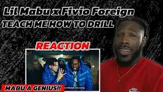Lil Mabu x Fivio Foreign - TEACH ME HOW TO DRILL [Music Video Reaction]
