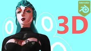 Hand Painted Character Art In Blender - Celestia