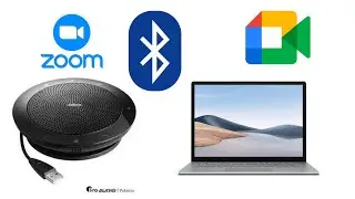 How to Connect jabra speakerphone to laptop zoom ,meet, pair jabra speakerphone bluetooth urdu hindi