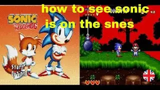 how is this possible  sonic the hedgehog on snes