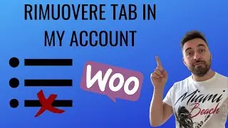 Come eliminare le tab nella pagina di mio account di WooCommerce