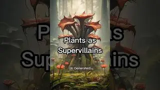 Ai Draws Plants as Supervillains! 