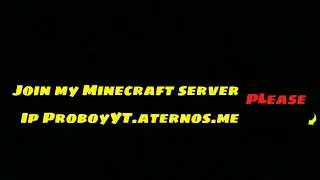 Join my Minecraft server please