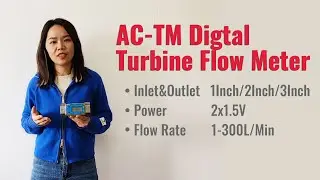 AC-TM Large Flow Rate Turbine Digital Flow Meter Introduction
