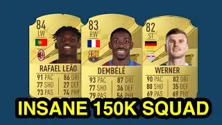 INSANE 150K HYBRID SQUAD BUILDER IN FIFA 23 ULTIMATE TEAM FT (LEAO, DEMBELE & WERNER)