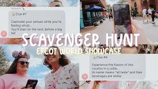 SCAVENGER HUNT AT EPCOT - WORLD SHOWCASE