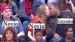 Momentos divertidos en Kiss Cam y en tribunas de estadios 😘🔥