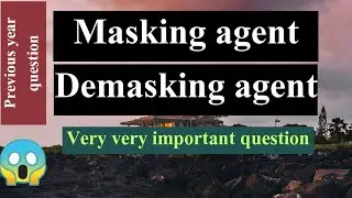 Masking agent and Demasking agent |Pharmaceutical analysis|Complexometric titration