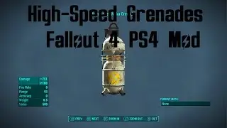 High-Speed Grenades Fallout 4 PS4 Mod (PS4)