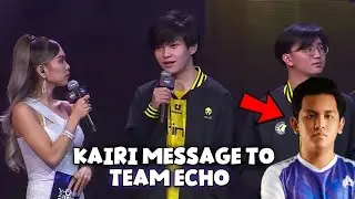KAIRI HAS A MESSAGE TO KARLTZY BEFORE HE FACE HIM TODAY..😳