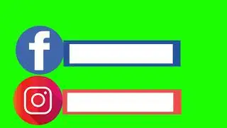 Efeito chroma key Redes Sociais Facebook Instagram