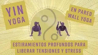 YIN YOGA en PARED: Estiramientos profundos para liberar tensiones y estrés.