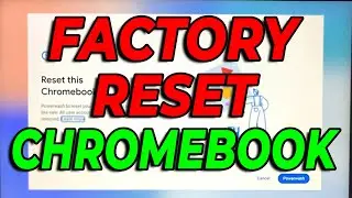 How To RESET School Chromebook EASY !