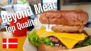 Beyond Meat Top Quality - Cheesburgher 100% VEGAN al Torvehallerne di Nørreport a Copenhagen