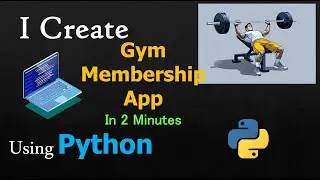Python Project for Beginners | Gym Membership Management System | Python Mini Project 