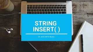 Insert In String - Core Java || With BlueJ