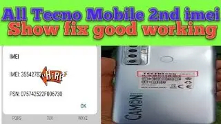 tecno mobile dual imei not working | All tecno mobile 2nd imei not show fix good work