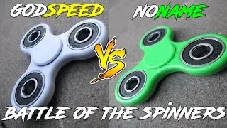 White Fidget spinner VS Green Fidget spinner.(Heavy VS Light)